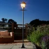 LED-buitenlamp Victoriana 365, zwart, 206 cm, IP44