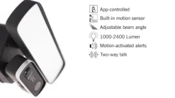 LED-cameralamp Smartlight 7869-750 WiFi 2.400lm