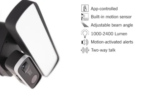 LED-cameralamp Smartlight 7869-750 WiFi 2.400lm