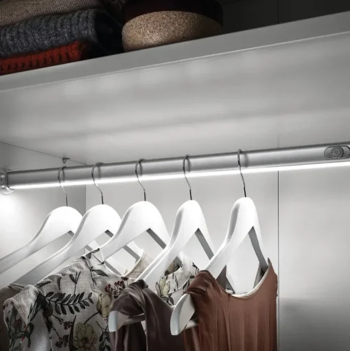 LED-kledingstanglamp met sensor, 100cm