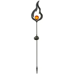 Ledlamp Melilla met grondspies en vlam