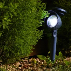 LED-prikspot op zonne-energie Prima, set van 4, IP44