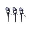 LED-prikspot op zonne-energie SPOTI, zwart, set van 3, IP44