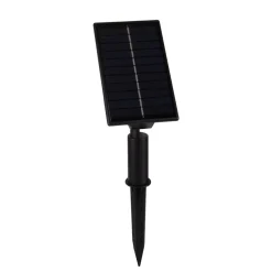 LED-prikspot op zonne-energie NOMI, zwart, set van 6, IP44
