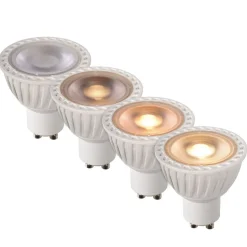 LED-reflector GU10 5W Dim to warm, wit