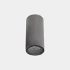 LEDS-C4 Eko buiten plafondlamp, grijs, Ø 6 cm, aluminium