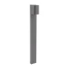 LEDS-C4 Eko Standaard tuinpadverlichting, grijs, hoogte 80 cm, aluminium