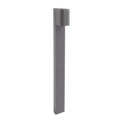 LEDS-C4 Eko Standaard tuinpadverlichting, grijs, hoogte 80 cm, aluminium
