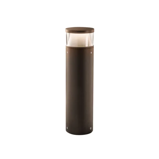 LEDS-C4 LED sokkellamp Dan, bruin, aluminium, kunststof