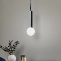 LEDS-C4 Mist badkamer-hanglamp IP44 chroom