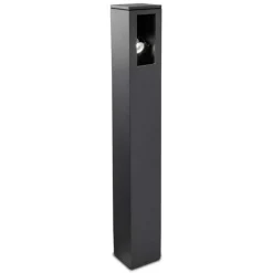 LEDS-C4 Tuinpadverlichting, IP66, antraciet, 100 cm