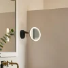 LEDS-C4 Vanity wandspiegel met LED, 3000K, zwart
