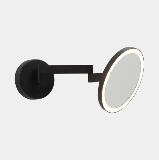 LEDS-C4 Vanity wandspiegel met LED, 3000K, zwart