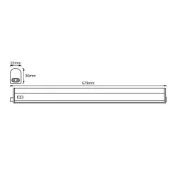 LEDVANCE Batten LED meubelverlichting 60cm 3.000K