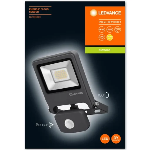LEDVANCE Endura Flood sensor LED spot 20W 830 DG