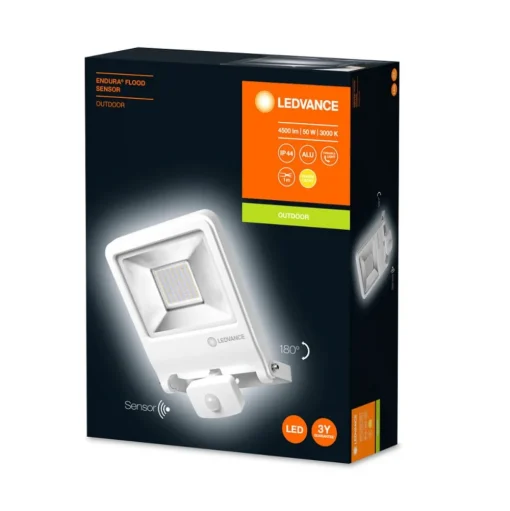 LEDVANCE Endura Flood Sensor buitenspot 3.000K 50 W