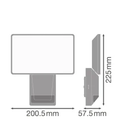 LEDVANCE Endura Pro Flood Sensor LED spot 27W wit