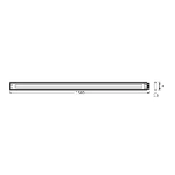 LEDVANCE Flex COB LED Strip IP20 3.000K, 1,5m