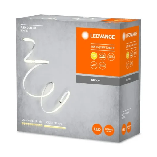 LEDVANCE Flex COB LED Strip IP20 3.000K, 5m