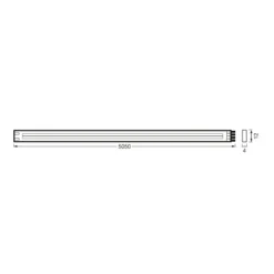 LEDVANCE Flex COB LED Strip IP44 3.000K, 5,05m