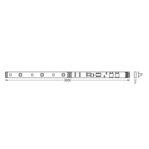 LEDVANCE Flex Remote LED Strip IP20 Flex RGBW, 3m
