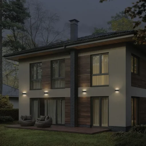 LEDVANCE LED buitenwandlamp Endura Style Idri, donkergrijs