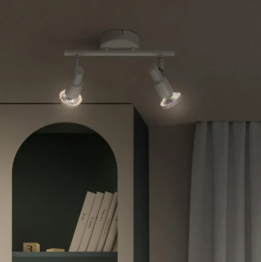 LEDVANCE LED plafondspot GU10, 2-lamps, wit