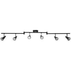 LEDVANCE LED plafondspot GU10, 6-lamps, zwart