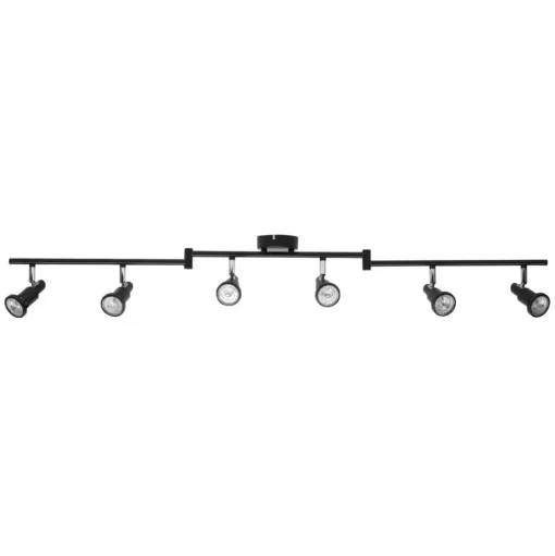 LEDVANCE LED plafondspot GU10, 6-lamps, zwart