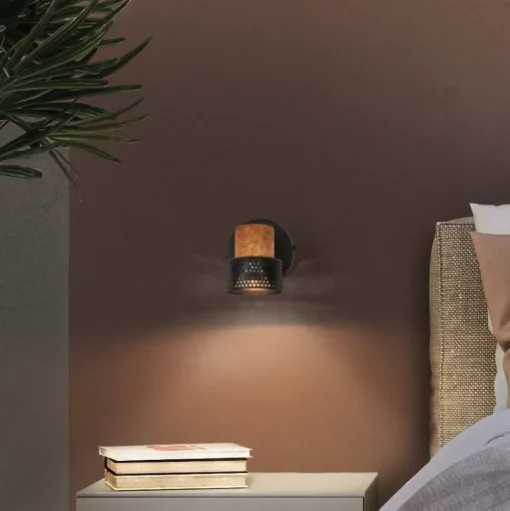 LEDVANCE LED wandspot Cork, GU10, dimbaar, zwart