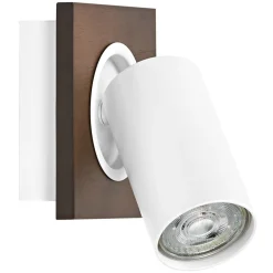 LEDVANCE LED wandspot Mercury GU10, hout/wit