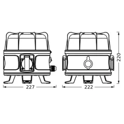 Ledvance LED Worklight Value 360° Socket