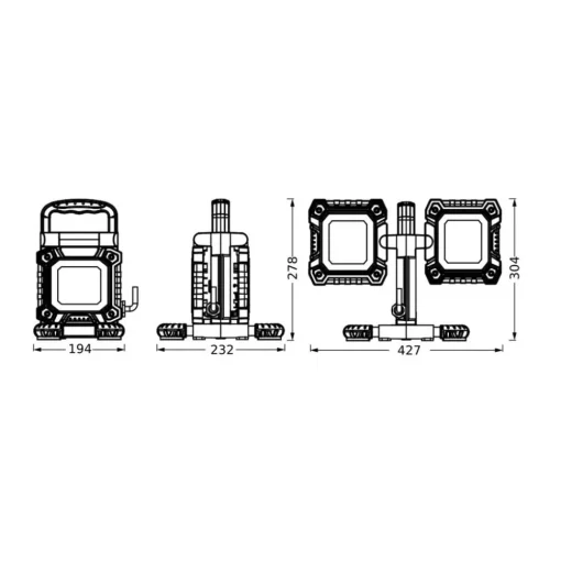 Ledvance LED Worklight Value Flex 2-lamps