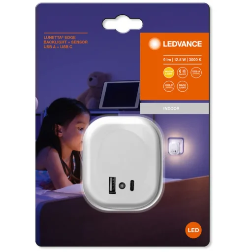 LEDVANCE Lunetta Edge stekker-nachtlicht wit