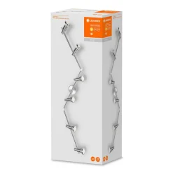 LEDVANCE Niclas LED spot, nikkel, 6-lamps