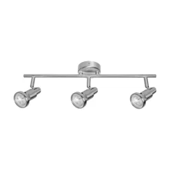 LEDVANCE Niclas LED spot, nikkel, 3-lamps
