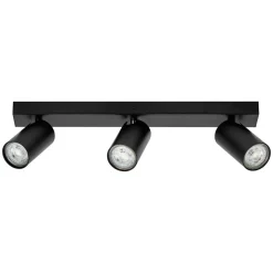 LEDVANCE Octagon LED spot, dimbaar, 3-lamps, zwart