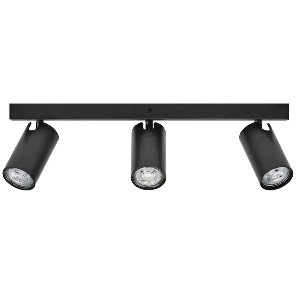 LEDVANCE Octagon LED spot, dimbaar, 3-lamps, zwart