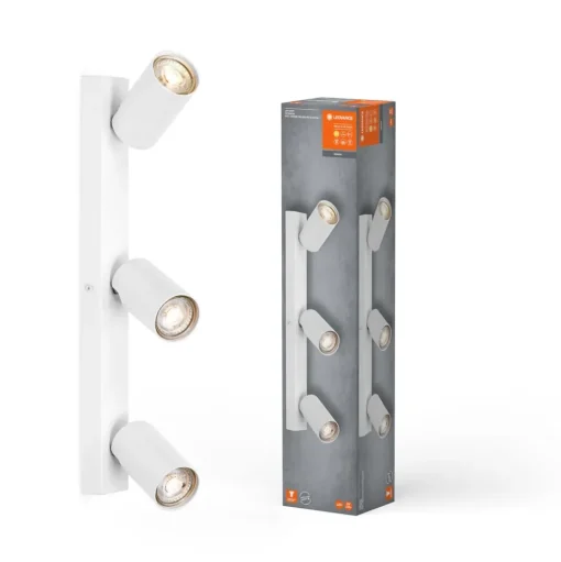 LEDVANCE Octagon LED spot, dimbaar, 3-lamps, wit