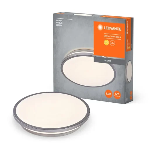 Ledvance Orbis Dublin LED plafondlamp zilver 30cm