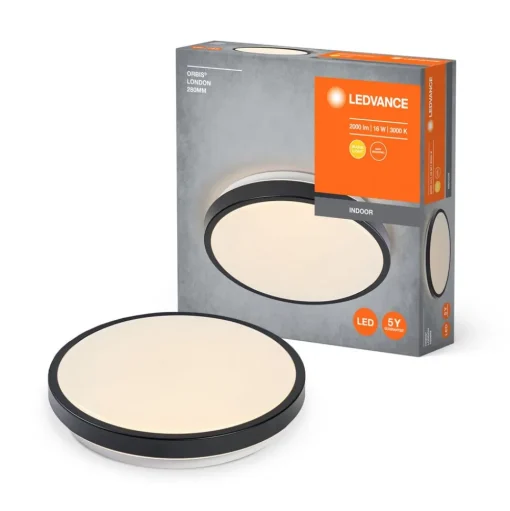 Ledvance Orbis London LED plafondlamp 28cm zwart