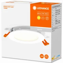 LEDVANCE Recess Slim LED inbouwlamp Ø12cm 3000K