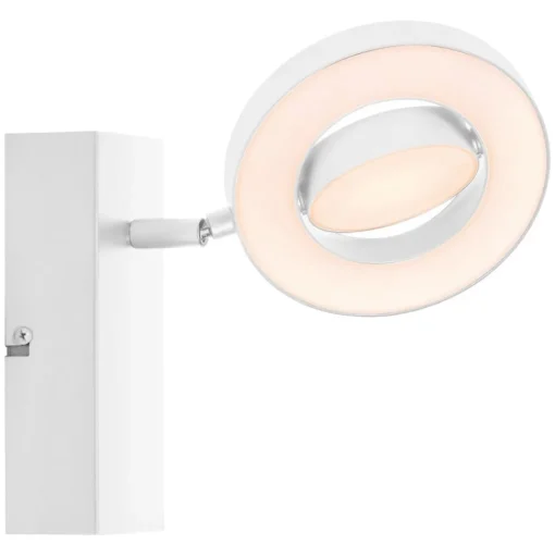 LEDVANCE Saturnus CCT LED wandspot, schakelaar, wit