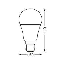 LEDVANCE SMART+ WiFi B22d 9W Klassiek 2.700-6.500K