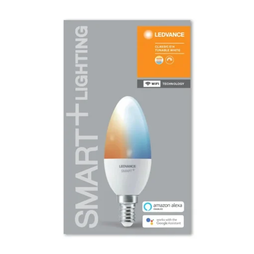 LEDVANCE SMART+ WiFi E14 4,9W kaars 2.700-6.500K