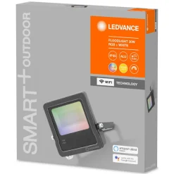 LEDVANCE SMART+ WiFi Floodlight, RGBW, grijs, 30W