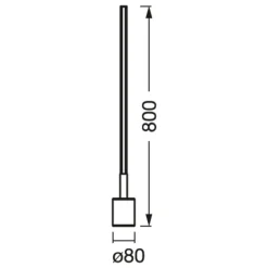 LEDVANCE SMART+ WiFi Floor Corner Slim wit