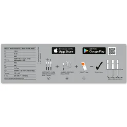 LEDVANCE SMART+ WiFi Garden Pole mini 22,7cm per 3