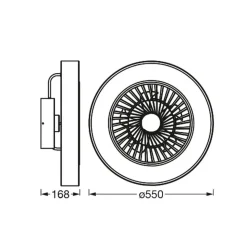 LEDVANCE SMART+ WiFi LED ventilator Cylinder