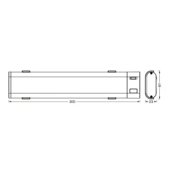 LEDVANCE SMART+ WiFi Linear Slim LED meubellamp
